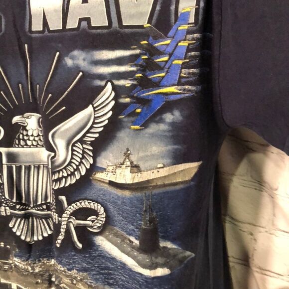 US Navy Honor Courage Commitment Tee Shirt S - Picture 7 of 10